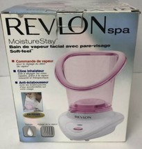 Revlon Spa MoistureStay Facial Sauna  Pink with Soft-Feel Guard Inhaler ... - £23.90 GBP