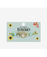 Studio Ghibli My Neighbor Totoro Cameo Butterflies Charms Green Cord Bra... - £15.88 GBP