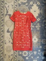 Katherine Kelly Red/Orange Cut Out Dress Size 4 - $11.88