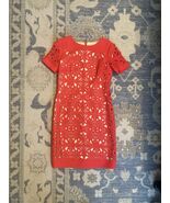 Katherine Kelly Red/Orange Cut Out Dress Size 4 - $11.88