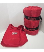 Vtg Marlboro Unlimited Red Sleeping Bag Camping Outdoors Backpacking Cli... - £12.93 GBP