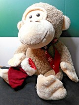 Dan Dee Collectors Choice Plush CHRISTMAS Monkey Stocking Gift Card Holder 17&quot; - £31.86 GBP