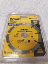 Dewalt XP DW4713 Diamond Saw Blade 4-1/2" Segmented Rim 7/8" Arbor Dry/Wet - £25.55 GBP