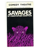 Savages Program 1973 Paul Scofield Tom Conti Terence Burns London  - £19.58 GBP