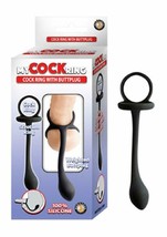 Nasstoys MyCockRing Cock Ring with Weighted ButtPlug and Scrotum Ring, Black - £16.67 GBP