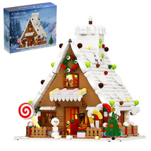 Christmas Gingerbread House Building Blocks Set with LED Light Bricks Toys Gift - $74.24