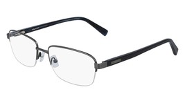 NEW Nautica N7301 030 Satin Gunmetal &amp; Blue Eyeglasses 57mm with Nautica... - $1,092.66 MXN