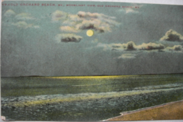 Vintage post card of “49 A Old Orchard Beach, Me., Moonlight View, Old O... - £1,311.60 GBP