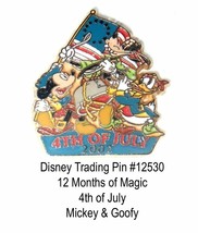 2002 Disney Trading Pin 12530 Mickey, Donald, Goofy 12 Months of Magic - £15.85 GBP