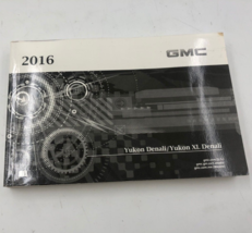 2016 GMC Yukon Owners Manual Set with Case OEM E02B25012 - £46.59 GBP