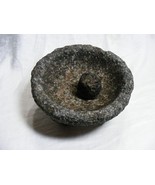 vintage Mortar &amp; Pestle Grey Stone 1-w - €42,21 EUR