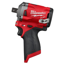 Milwaukee 2555P-20 12V M12 FUEL 1/2 Cordless Stubby Impact Wrench w/ Pin Detent - £247.46 GBP