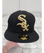 Chicago White Sox New Era 59Fifty 7 1/2 Heavy Stitched Logo 100% Wool Ha... - $22.99