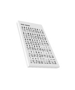 Braille Alphabet Canvas Print 16&quot; x 20&quot; - $29.88 CAD