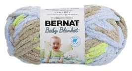 Spinrite Bernat Baby Blanket Yarn-Little Boy Dove - £14.62 GBP