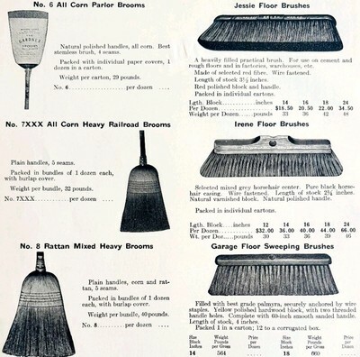 1922 N.T. Bushnell Brooms Brushes Tools Advertisement Catalogue Hardware... - $24.99