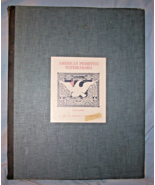 American Primitive Watercolor Folio Book-15 Color Plates-Incomplete-1 Mi... - $35.00