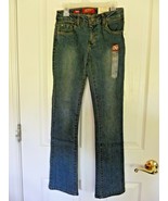 Arizona Jeans Girls Slim Adjustable Waist Bootcut Jeans, Size 7 Slim,  NEW - $327.60 MXN