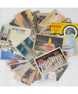 LOT OF 32 VINTAGE USA / CANADA / NORTH AMERICAN POSTCARDS ~ VIEWS, REGIO... - $19.79