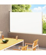 Side Awning Black Powder-Coated Steel 70.9x118.1 in Retractable - $3,259.12 MXN