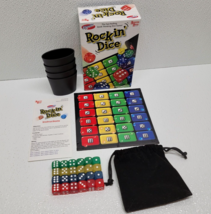 Rockin&#39; Dice Fast Rolling Board Game University Games Ligretto Complete - $19.79