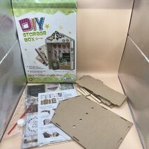 DIY Storage Box Key Holder Cabinet Craft Kit Approx 6”x9”x3” - $14.85