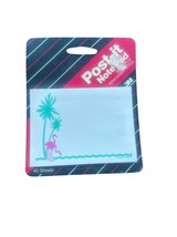 Vintage Post It Notes Flamingo New Old Stock 1987 One Pad 40 Sheets Made... - $5.00