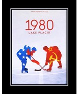 Rare 1980 USA Men&#39;s Olympic Hockey Poster Unique Gift - £15.71 GBP+
