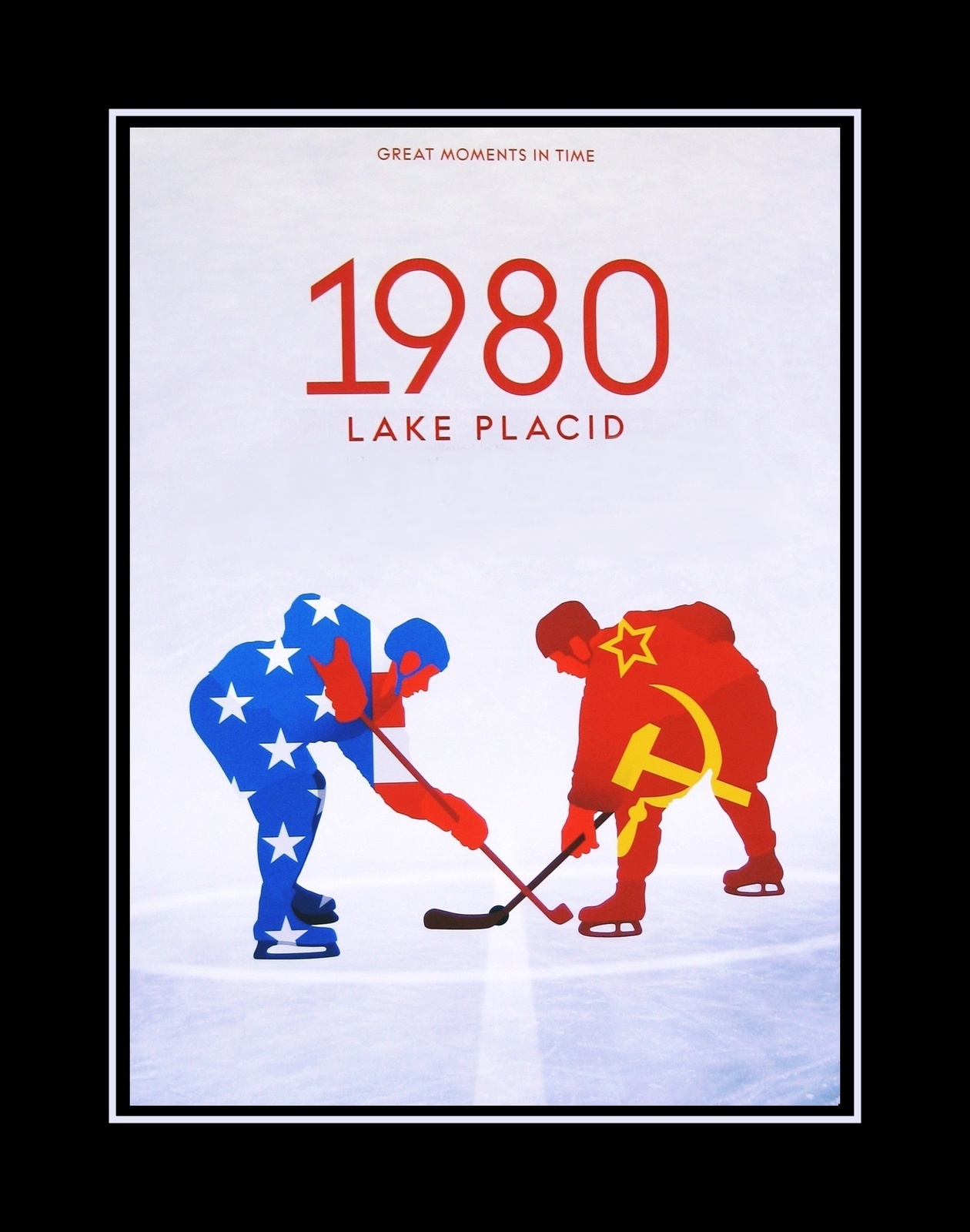 Rare 1980 USA Men's Olympic Hockey Poster Unique Gift - $19.99 - $39.99