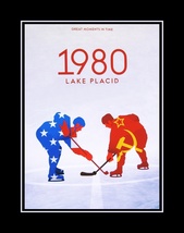 Rare 1980 USA Men&#39;s Olympic Hockey Poster Unique Gift - £15.61 GBP+