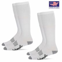 Wrangler Mens Socks 2 Pair Western Wellington Cotton Cushion Boot Tall M... - $12.99