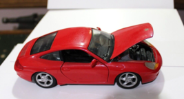 1997 Maisto Die Cast Car 1/24 Porsche 911 Carrera Red - £19.37 GBP