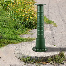 VEVOR Stand for Garden Hand Water Pump Heavy Duty Cast Iron Green Well B... - $98.98