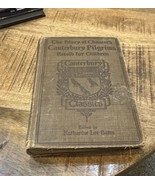 1909. The Story of Chaucer&#39;s Canterbury Pilgrims by Katharine Lee Bates. - £7.85 GBP