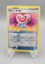 Pokémon TCG Ribbon Badge Evolving Skies 155/203 Reverse Holo Uncommon - £1.17 GBP