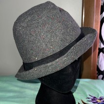 Women’s gray speckled fedora size large/extra large - £7.70 GBP