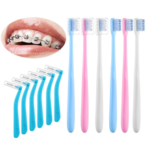 Fremouth V-Shaped Orthodontic Toothbursh for Braces, Soft Bristles, 6 Count - £14.69 GBP