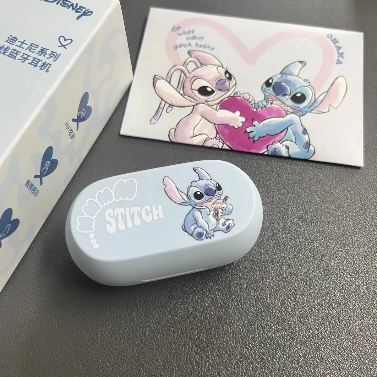 2023 Disney Stitch Mini Wireless Bluetooth Earphones For Iphone Android In-ear - £31.16 GBP