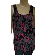 NWT Charlotte Russe Sleeveless TankvLeopard Print/Lace Sides Sz M - €7,14 EUR