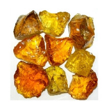 Recycled Chunky Glass, Crystal Amber - Medium - 0.5-1 in. - 1 lbs - $593.20 MXN