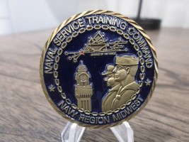 USN Naval Service Training Command Midwest CNOCM Challenge Coin #701 - £7.09 GBP