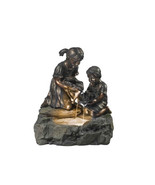 Fratelli Siblings Rock Outdoor-Indoor Fountain with Light - $455.35 CAD