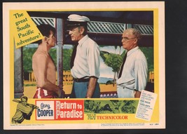 Return to Paradise Lobby Card-1953-Gary Cooper - £29.62 GBP