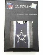 NFL Dallas Cowboy Mini Cornhole Bean Bag Game Table Top Game Board Footb... - £15.14 GBP