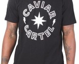Caviar Cartel Ssur Men&#39;s Black White Star Logo Camiseta C14607668 Nwt - £14.88 GBP