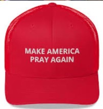 MAKE AMERICA PRAY AGAIN Donald Trump MAGA Hat USA 2024 MAKE AMERICA GREA... - £13.92 GBP
