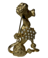 Poodle Vintage Pin Brooch signed Francisco Tortolani - €34,49 EUR