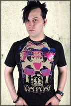 Evil Genius Skull Pixel Rabbits Heart Headphone Breakdance Men T-Shirt Black M L - £17.79 GBP