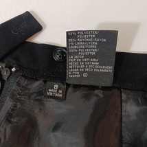 Kasper & Co Women's Back Zip & Slit Pull-On Black Straight & Pencil Skirt Size 8 image 5