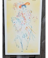 Laszlo Dus The Cavalier Signed numbered Lithograph Horse - £29.87 GBP